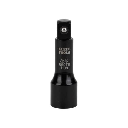 Klein Tools Flip Impact Socket Adapter, Large, 0.5-in to 0.5-in