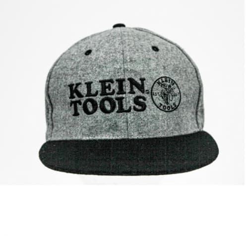 Een zin verontschuldigen Uitgaan Klein Tools Klein Tools Logo Gray Wool Snapback Hat (Klein Tools GWSHAT) |  HomElectrical.com