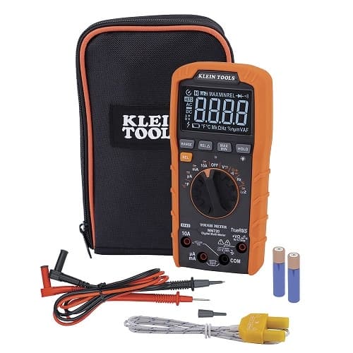 Klein Tools TRMS Auto-Ranging Low Impedance Temp Digital Multimeter, 1000V