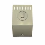 King Electric Built-In Thermostat for K Series Baseboards, Double Pole, Almond