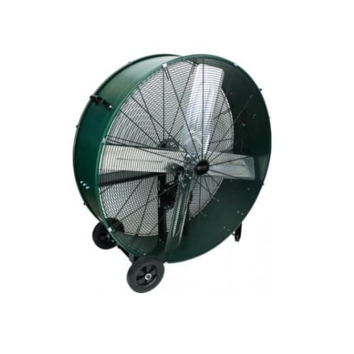 King Electric 36-in Belt Drive Drum Fan, Fixed, 11630 CFM, 120V, Green