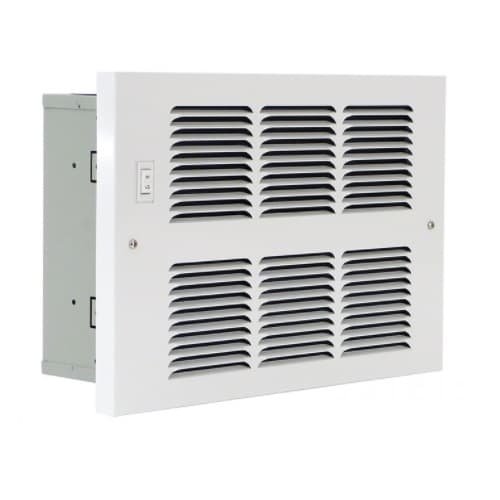 King Electric 5800 BTU/H Small Hydronic Wall Heater, 200 Sq Ft, 120 CFM, 120V, White