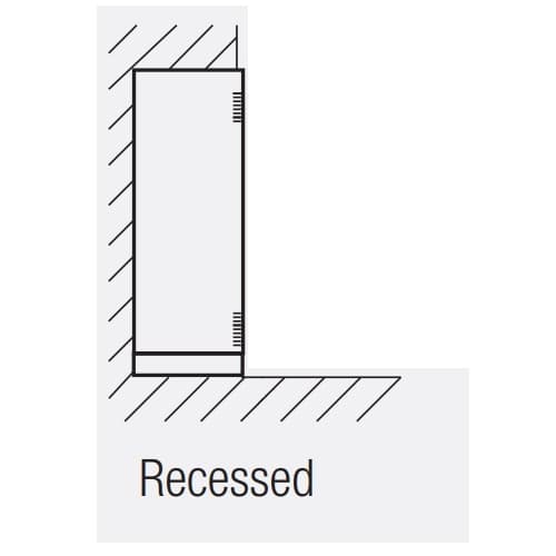 King Electric 2-in Recess Trim Kit for 28-in KCA Series Cabinet Heater