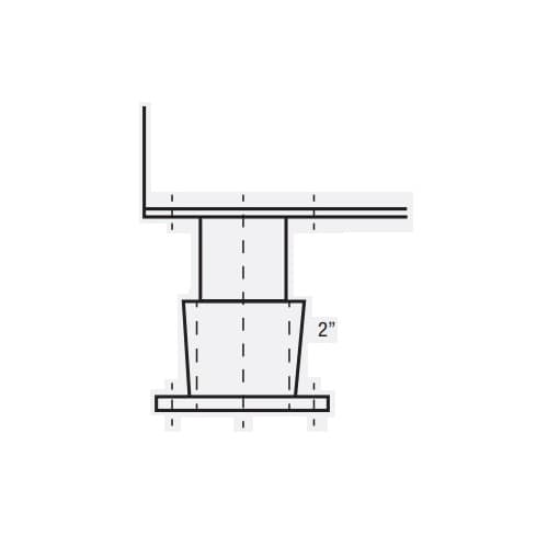 King Electric Pedestals for LB Draft Barrier Heater