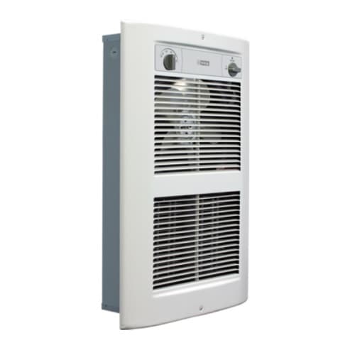 King Electric 2750W Large Designer Wall Heater, 300 Sq Ft, 185 CFM, 18.7 Amp, 120V, White Dove