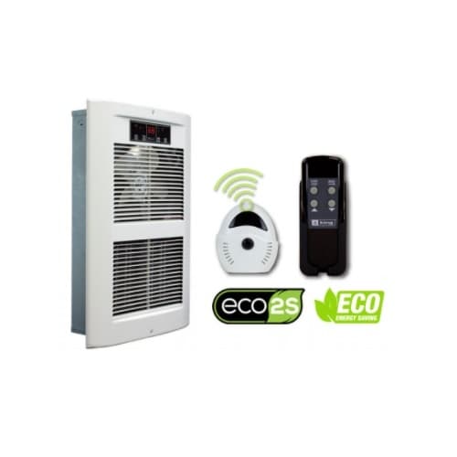 King Electric 4500W ECO2S Wall Heater w/o Grill, Large, 450 Sq Ft, 18 Amp, 208V/240V