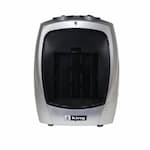 King Electric 1500W Portable Ceramic Fan Heater, 175 Sq Ft, 12.5 Amp, 120V