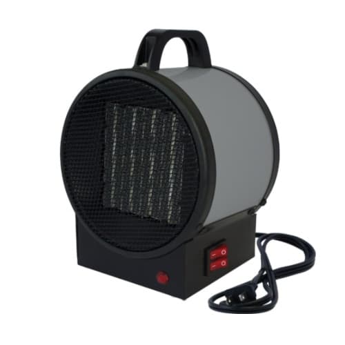 King Electric 1500W Portable Ceramic Utility Heater w/ 120V Plug, 175 Sq Ft, 216 CFM, 12.5 Amp, 120V