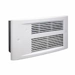 King Electric 1500W Designer Wall Heater, 175 Sq Ft, 75 CFM, 12.5 Amp, 120V, White Dove