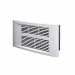 King Electric 250W/1750W Designer Wall Heater (No Grill), 225 Sq Ft, 75 CFM, 208V