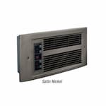 King Electric Grill for PX ECO2S Series Wall Heater, Satin Nickel
