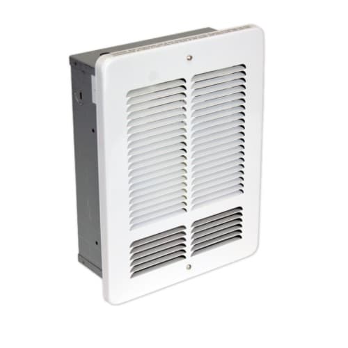 King Electric 500W/1000W Economy Wall Heater (No Wall Can), 125 Sq Ft, 208V, White