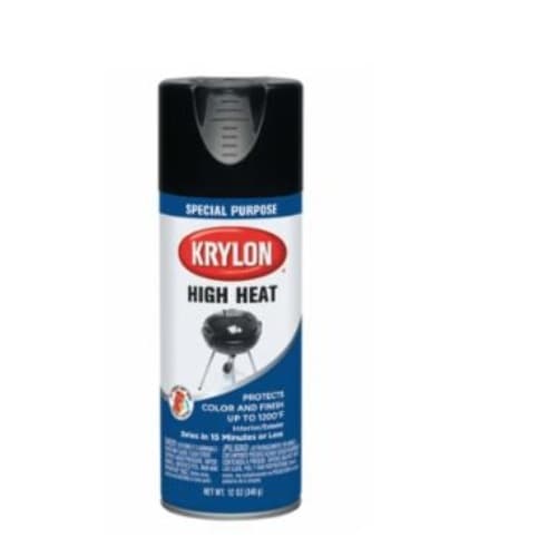 Krylon High Heat Paints, 12 oz Aerosol Can, Stove Paint Black