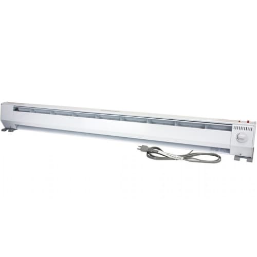 King Electric 5-ft 1500W Portable Eco Baseboard Heater, 150 Sq Ft, 120V, White