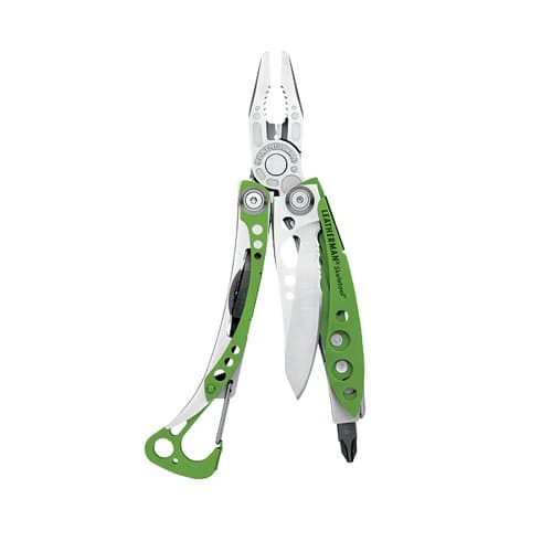 Leatherman Green Stainless Steel 7 Tool Skeletool Pocket-Sized Multitool