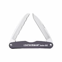 Gray Stainless Steel 2 Tool Juice B2 Aluminum-Handled Pocket Knife