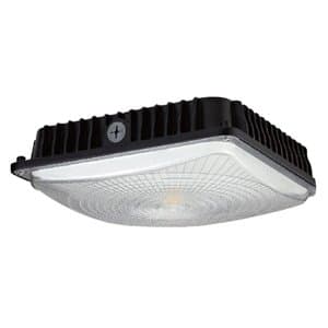 NovaLux 70W Canopy LED, 4000K, 100-277V, Black Housing,  DLC