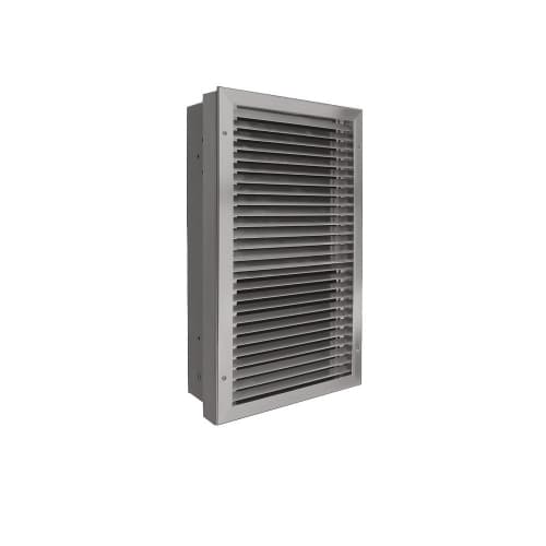 King Electric 2750W Electric Wall Heater w/ Thermostat & Disconnect, 120V, Silver