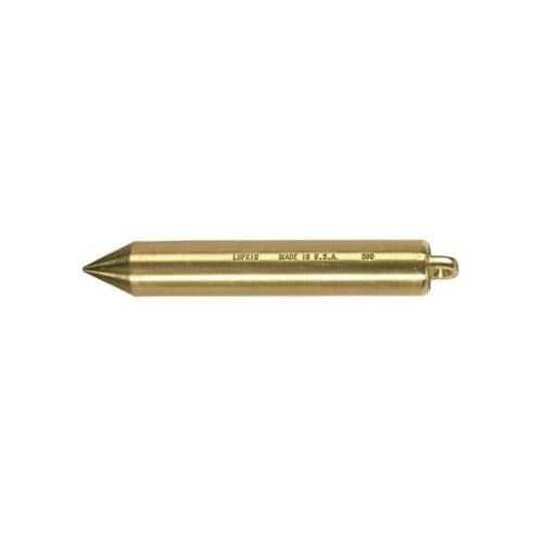 Lufkin 20 Oz Round Solid Brass Inage Oil Gauging Plumb Bobs