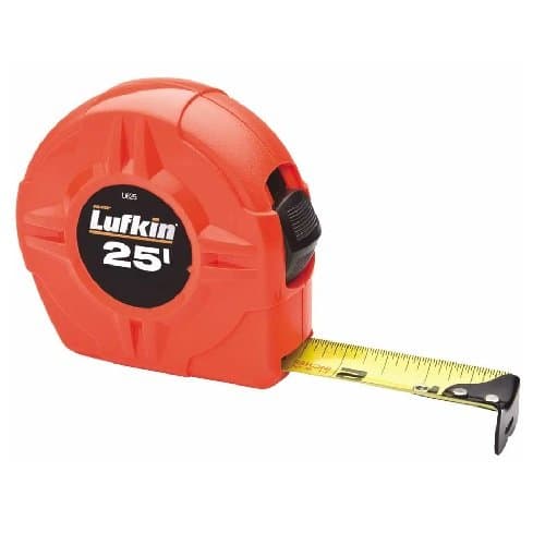 Lufkin 25 ft Hi-Viz Orange Power Return Tapes