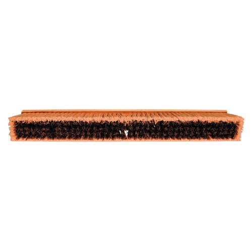 Magnolia Brush 24" Brown Plastic Floor Brush w/60 in Handle