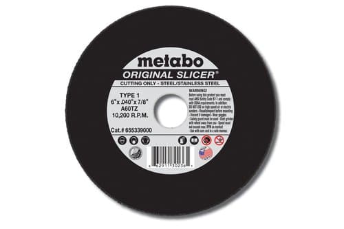 Metabo 4.5"x.040"x.875" Type 1 Original Slicer Cutting Wheel