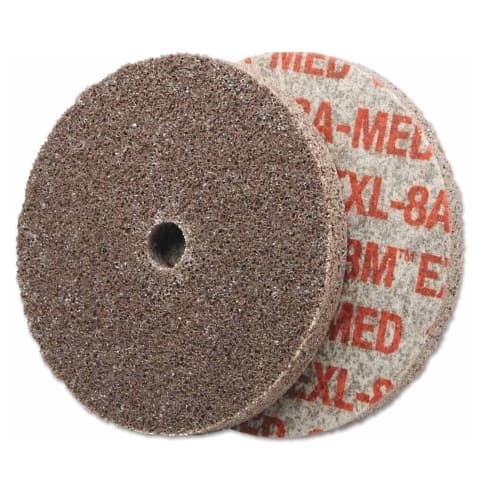 3M 3x1/8" Deburring Wheel, EXL Unitized, Medium