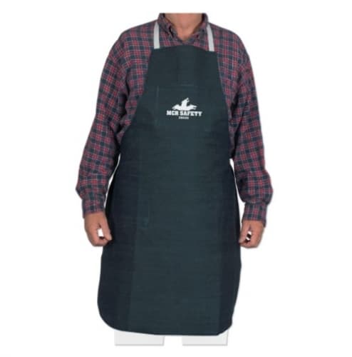 Memphis Glove 36-in X 27-in Welding Bib Apron, Denim, Blue