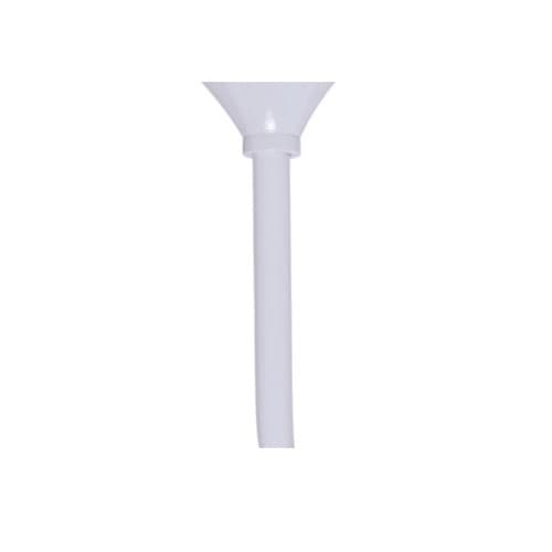 Matthews Fan 20-in Down Rod for Matthews-Gerbar Fans, Gloss White   