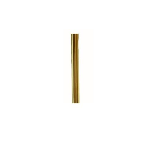 Matthews Fan 5-in Down Rod for Matthews-Gerbar Fans, Brushed Brass