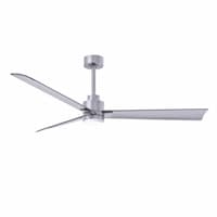 56-in 34W Alessandra Ceiling Fan w/ Light Kit, 3-Nickel Blades, Nickel