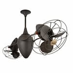 Matthews Fan 46-in 103W Ar Ruthiane Ceiling Fan, AC, 3-Speed, 6-Metal Blades, Bronzette