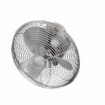 Matthews Fan Aluminum Fan Blade Set w/Safety Cage, Brushed Nickel (Motor Not Included)