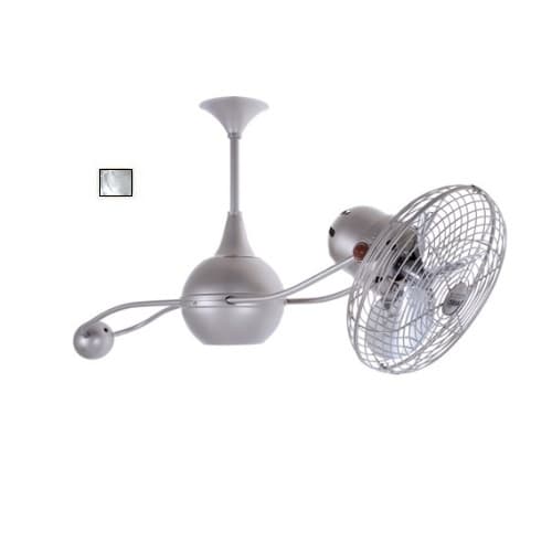 Matthews Fan 39-in 55W Brisa 2000 Ceiling Fan, AC, 3-Speed, 3-Metal Blades, Polished Chrome