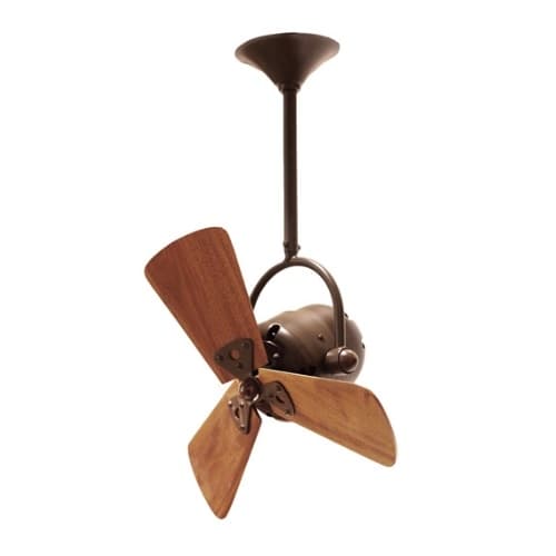 Matthews Fan 16-in 47W Bianca Direcional Ceiling Fan, AC, 3-Speed, 3-Wood Blades, Bronzette