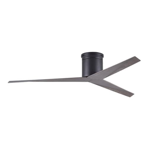 Matthews Fan 56-in 33W Eliza-H Ceiling Fan w/Remote, DC, 6-Speed, 3-Old Oak Blades, Matte Black