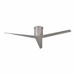 Matthews Fan 56-in 33W Eliza-H Ceiling Fan w/Remote, DC, 6-Speed, 3-Nickel Blades, Brushed Nickel