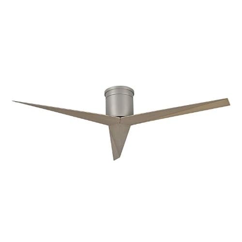 Matthews Fan 56-in 33W Eliza-H Ceiling Fan w/Remote, DC, 6-Speed, 3-Gray Ash Blades, Brushed Nickel