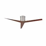 Matthews Fan 56-in 33W Eliza-H Ceiling Fan w/Remote, DC, 6-Speed, 3-Walnut Blades, Brushed Nickel