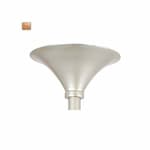 Matthews Fan Flat Ceiling Mount, Polished Copper