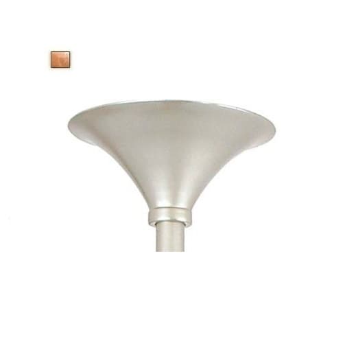 Matthews Fan Flat Ceiling Mount, Polished Copper