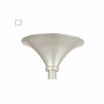 Matthews Fan Flat Ceiling Mount, Gloss White