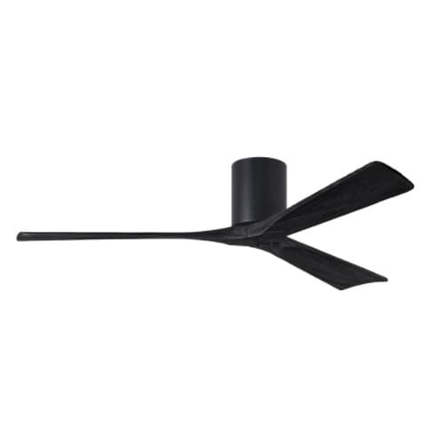 Matthews Fan 60-in 32W Irene Ceiling Fan, DC, 6-Speed, 3-Black Blades, Black