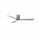 Matthews Fan 42-in 17W Irene-3H Ceiling Fan w/Remote, DC, 6-Speed, 3-Barn Wood Blades, Brushed Nickel