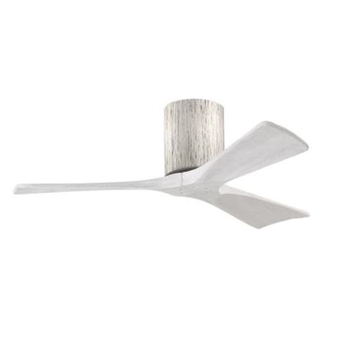 Matthews Fan 42-in 17W Irene Ceiling Fan, DC, 6-Speed, 3-White Blades, Barn Wood