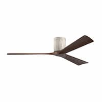 60-in 32W Irene Ceiling Fan, DC, 6-Speed, 3-Walnut Blades, Barn Wood