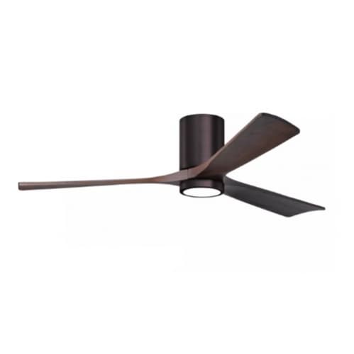 Matthews Fan 60-in 30W Irene-3H Ceiling Fan w/ Light Kit, Walnut Blades, Bronze