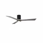 Matthews Fan 60-in 30W Irene-3HLK Ceiling Fan w/Light, DC, 6-Speed, 3-Barn Wood Blades, Matte Black