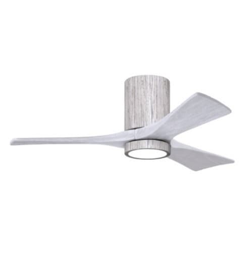 Matthews Fan 42-in 17W Irene-3H Ceiling Fan w/ Light Kit, White Blades, Barn Wood