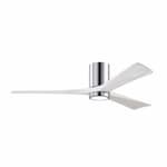 Matthews Fan 52-in 32W Irene LK Ceiling Fan w/ LED Light Kit, DC, 6-Speed, 3-White Blades, Chrome